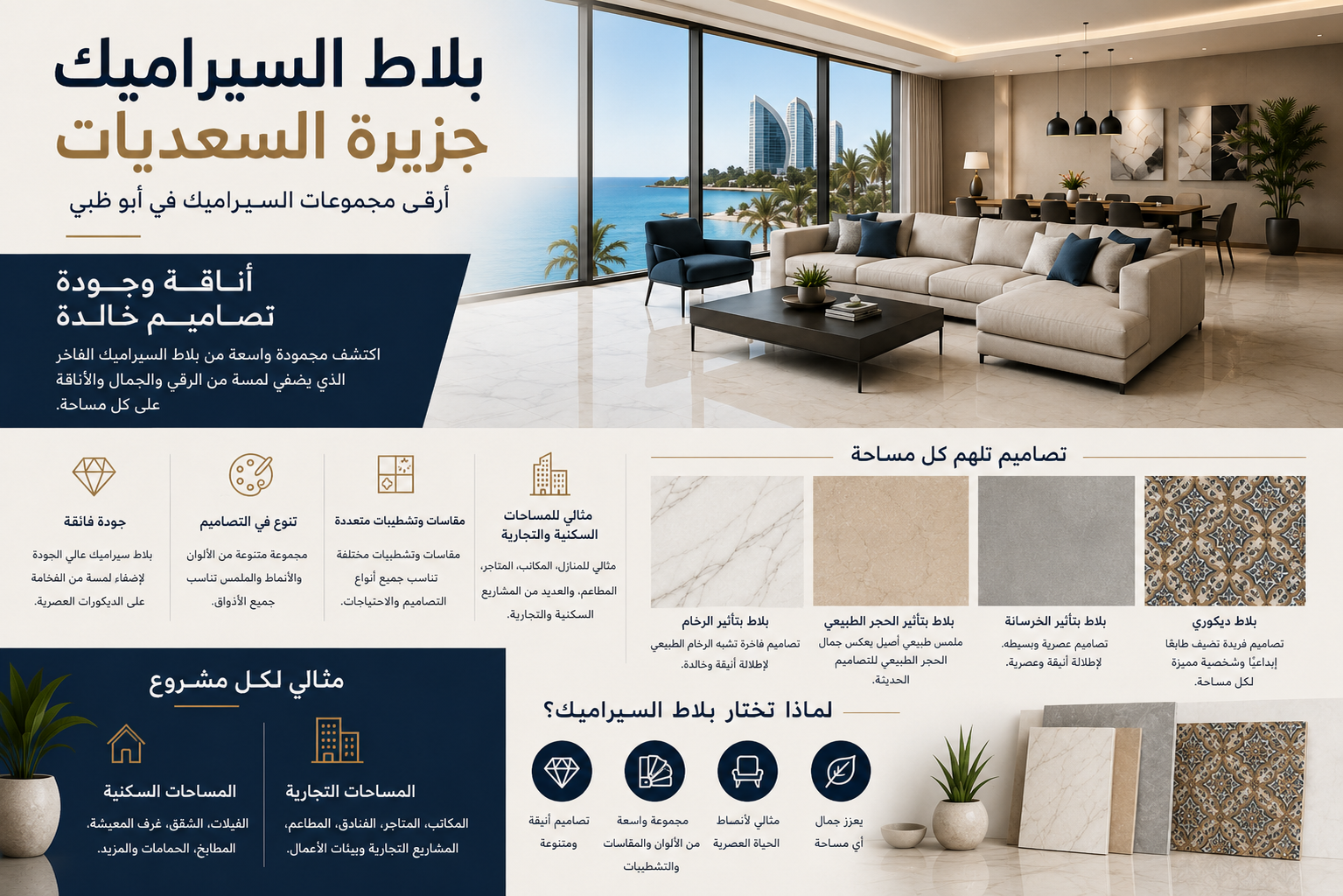 Ceramic Tiles Saadiyat Island