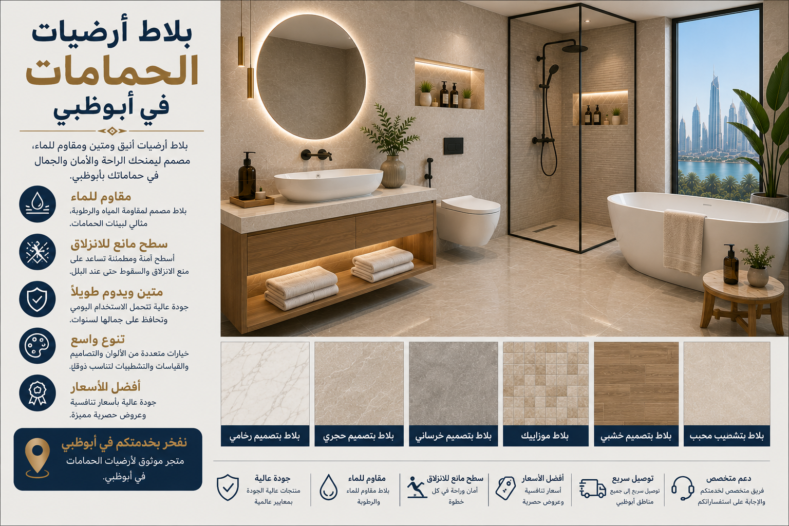 Bathroom Floor Tiles Abu Dhabi