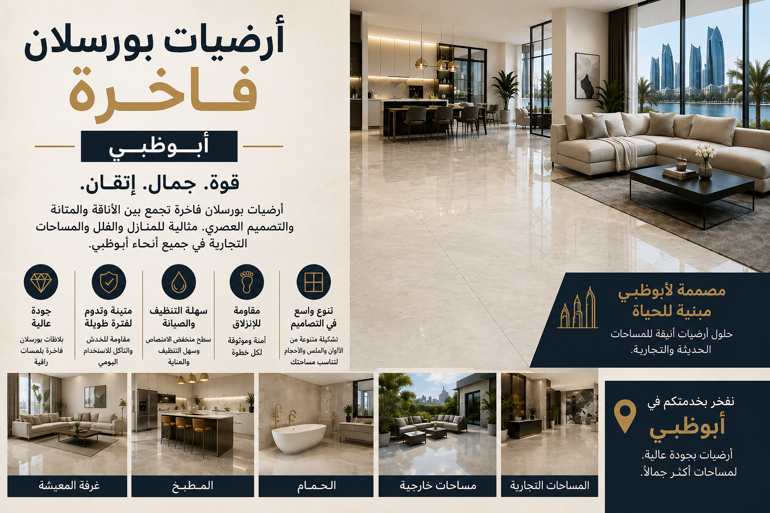 Porcelain Flooring Abu Dhabi