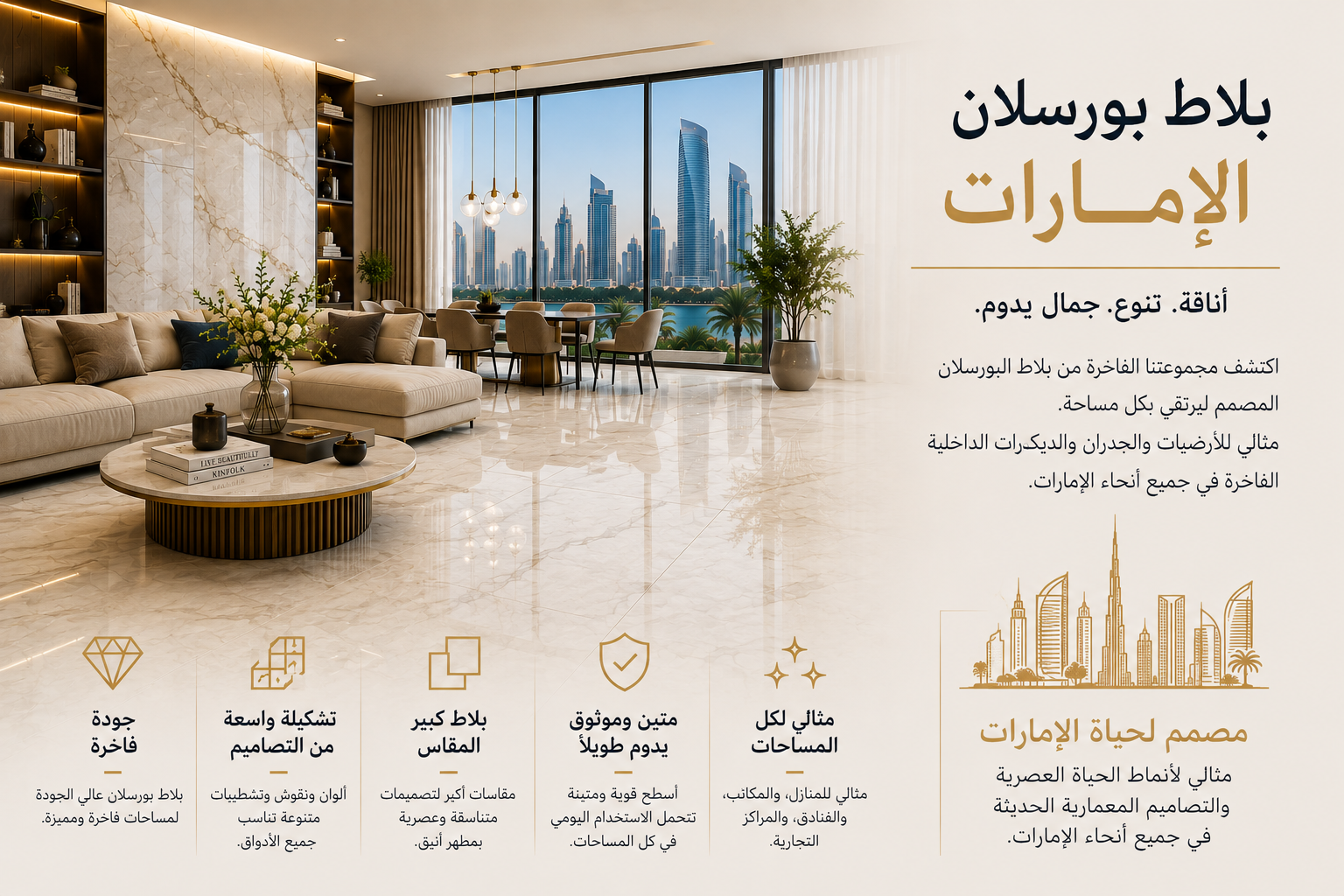 Porcelain Tiles UAE