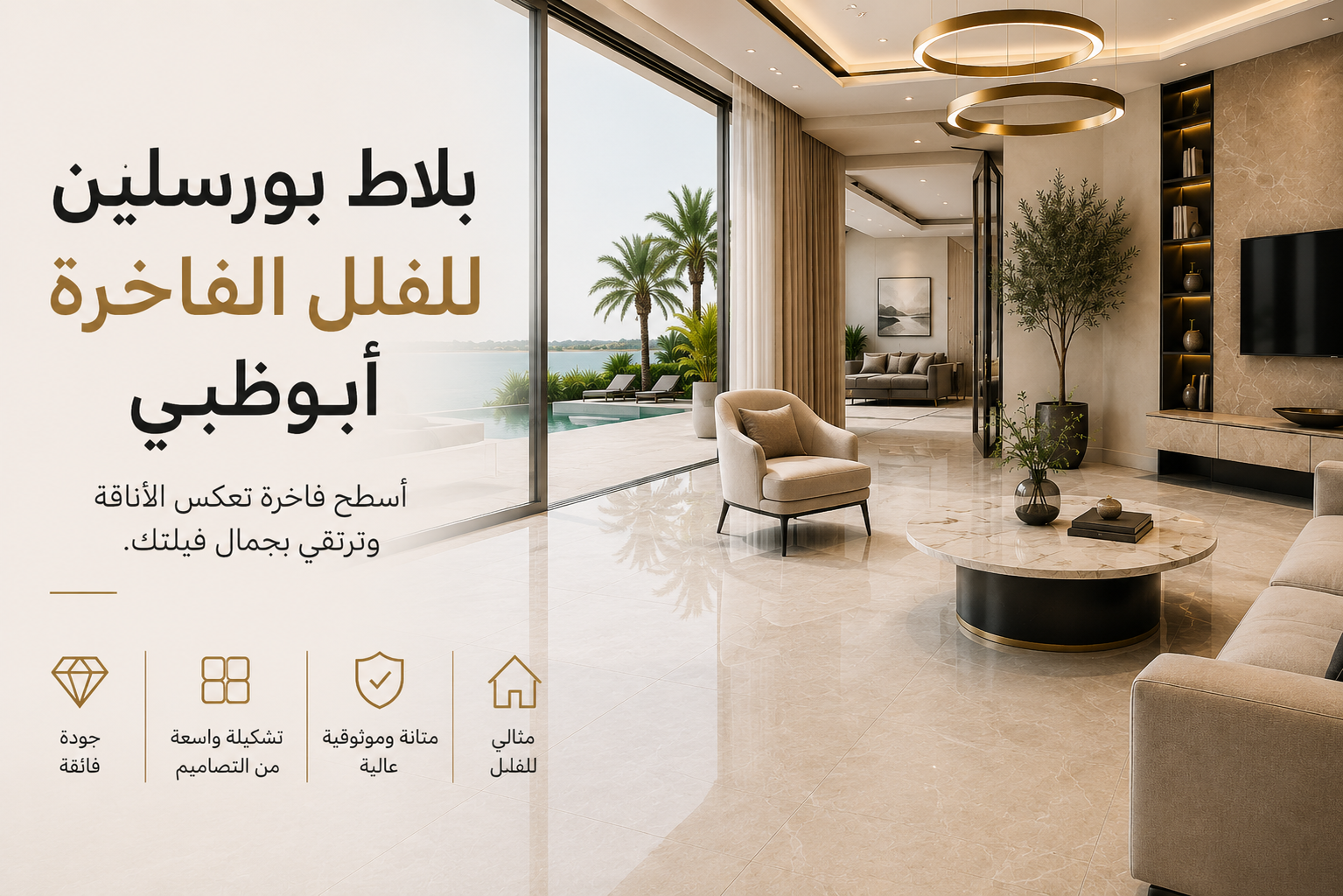 Porcelain Tiles for Villas Abu Dhabi