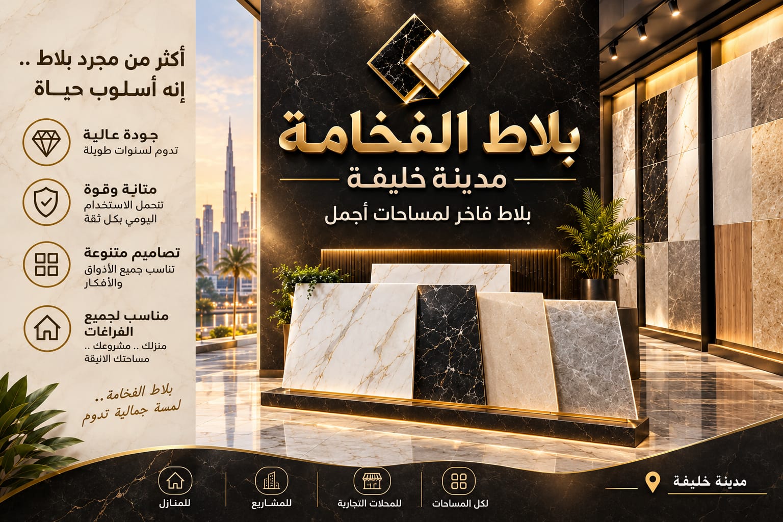 Luxury Tiles Khalifa City