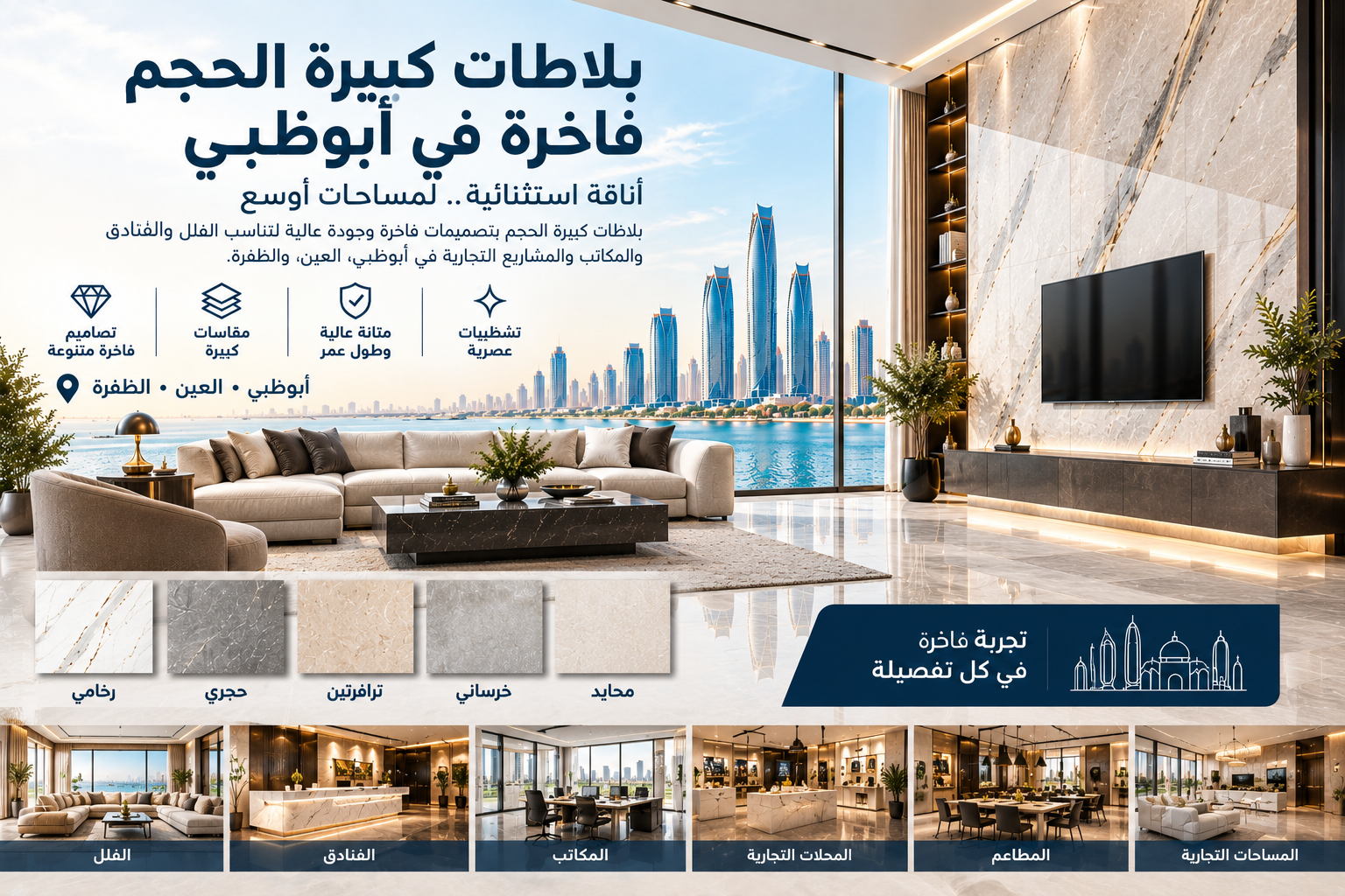 Luxury Large Format Tiles Abu Dhabi