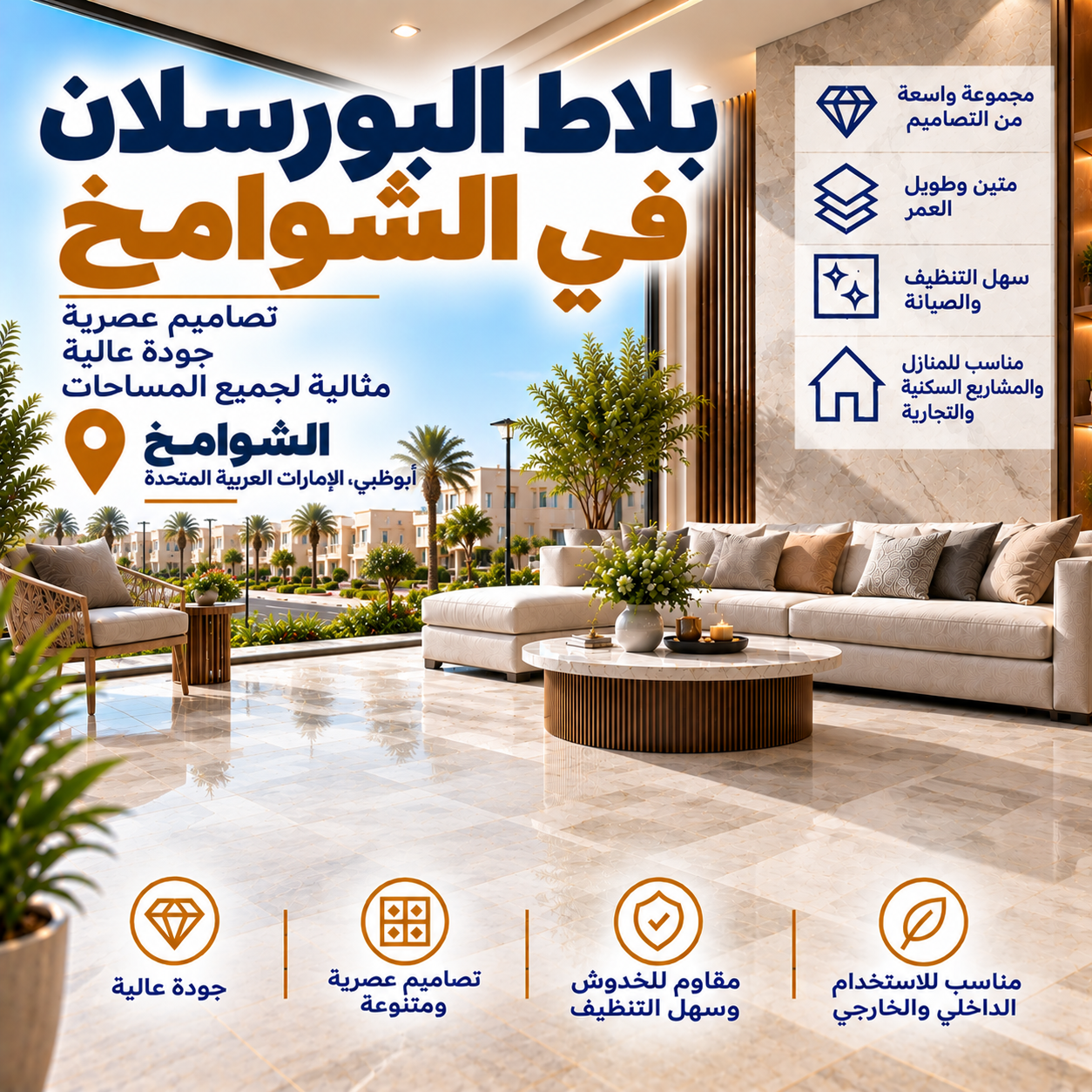 Porcelain Tiles Al Shawamekh