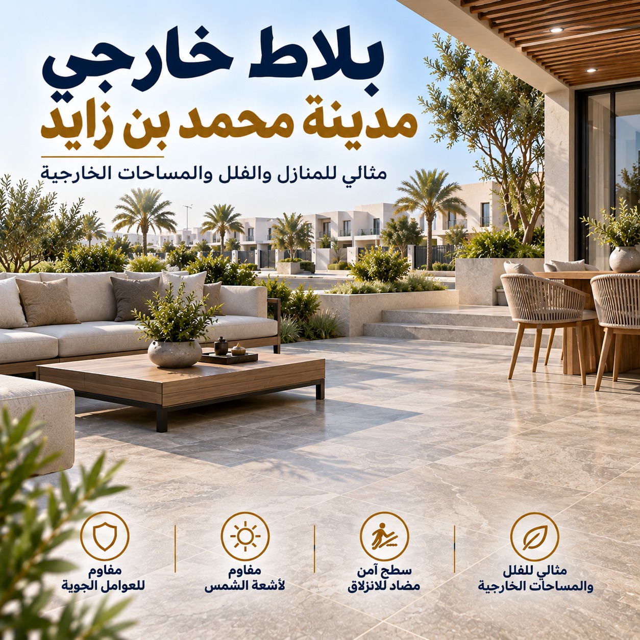 Outdoor Tiles Mohammed Bin Zayed City
