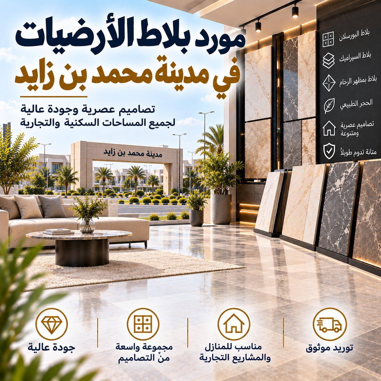 Floor Tiles Mohammed Bin Zayed City