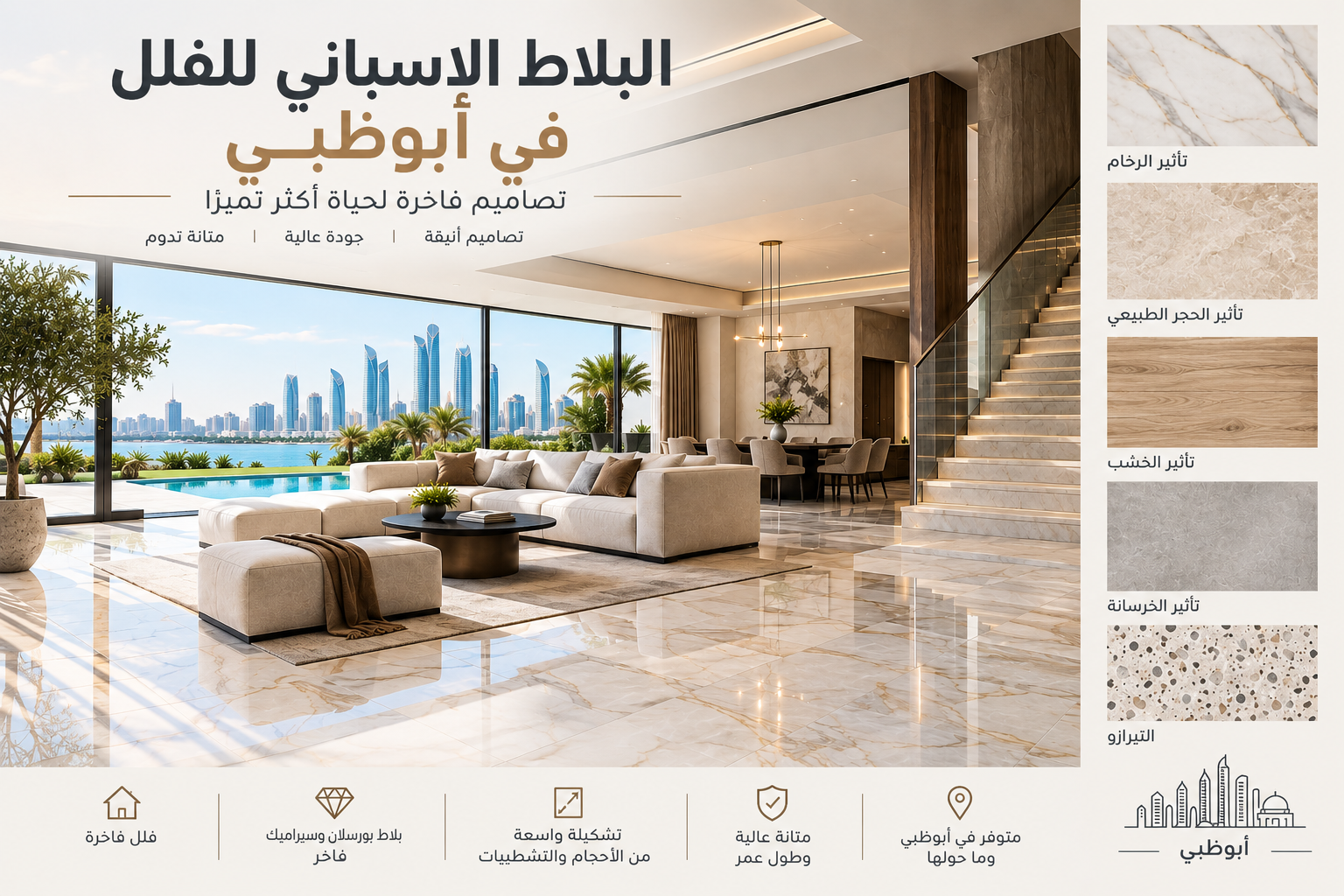 Spanish Tiles for Villas Abu Dhabi