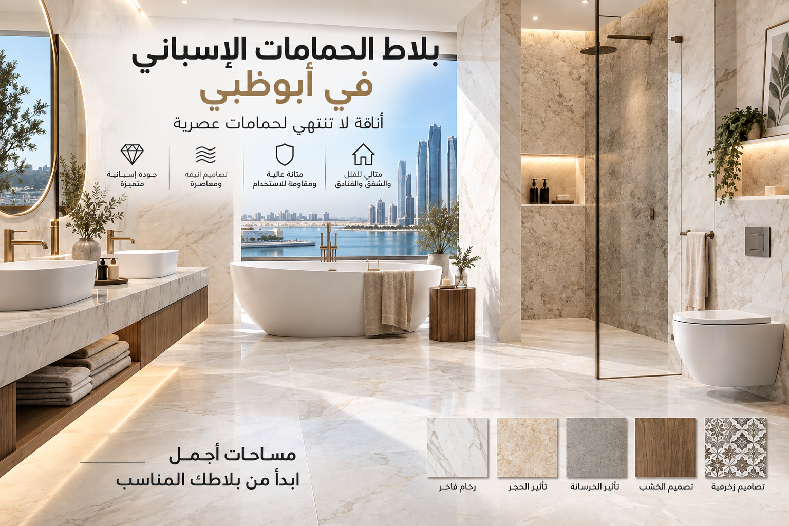 Spanish Bathroom Tiles Abu Dhabi