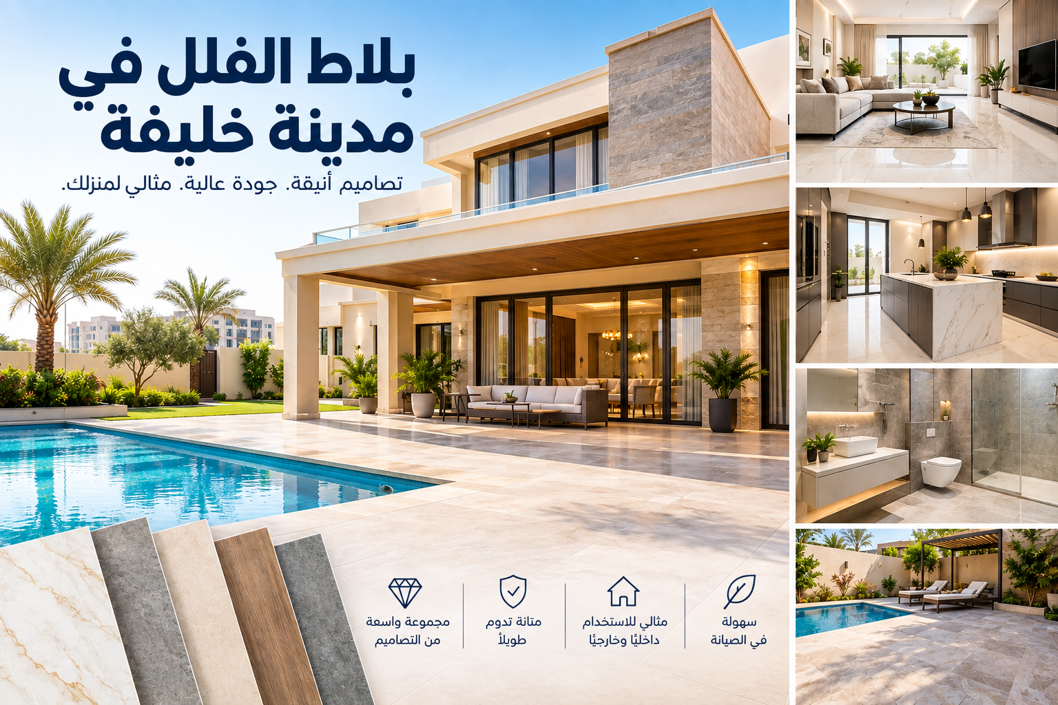 Tiles for Villas Khalifa City