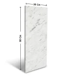 Luxury Volakas White Marble Tile | 60 × 60 cm / 60 × 30 cm | Polished | Thickness 2 cm - Image 6