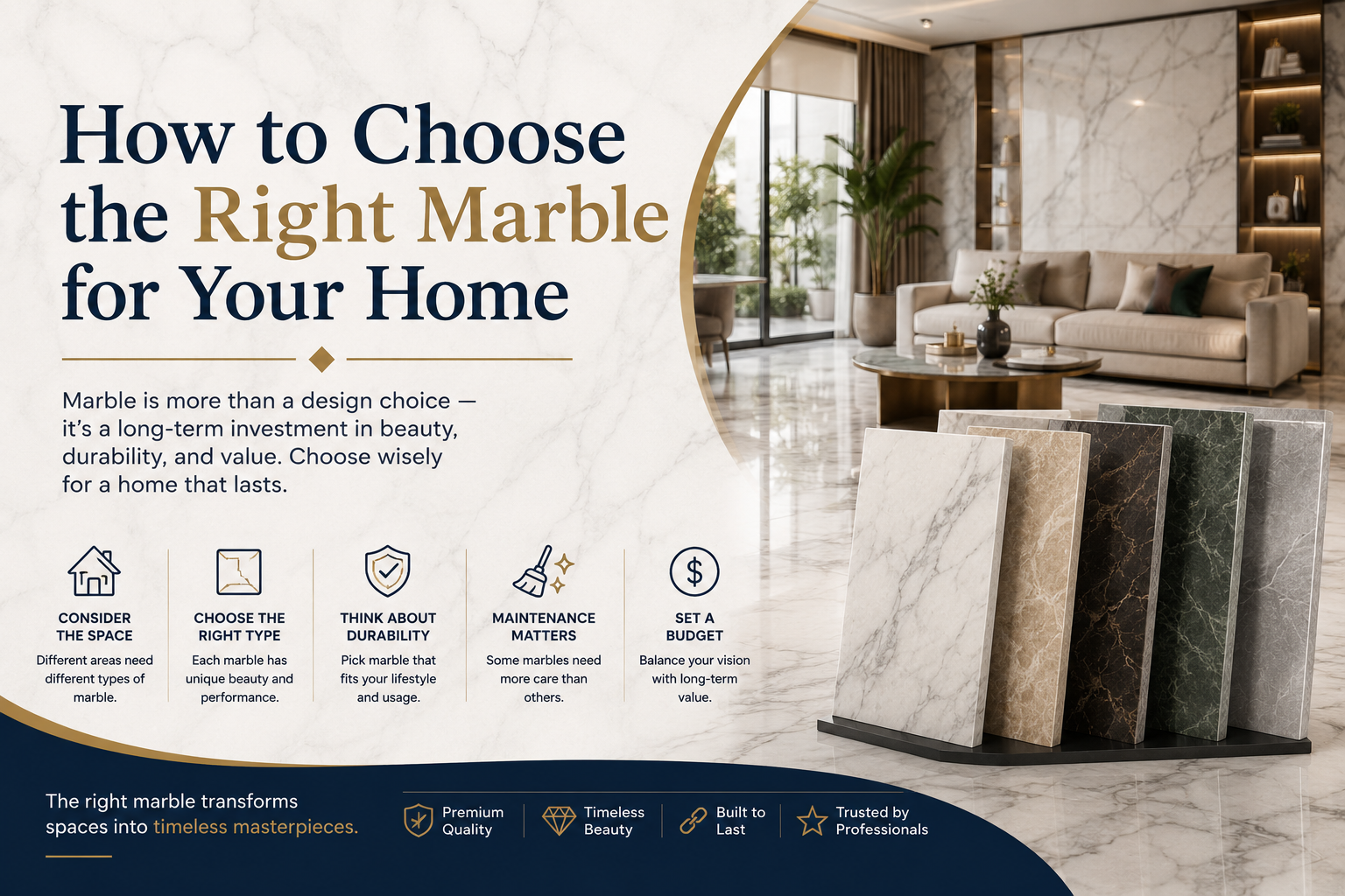 How to Choose the Right Marble for Your Home