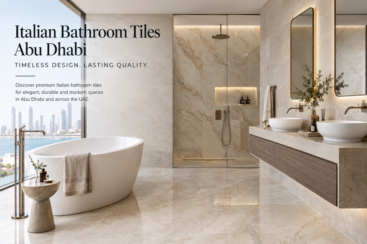 Italian Bathroom Tiles Abu Dhabi