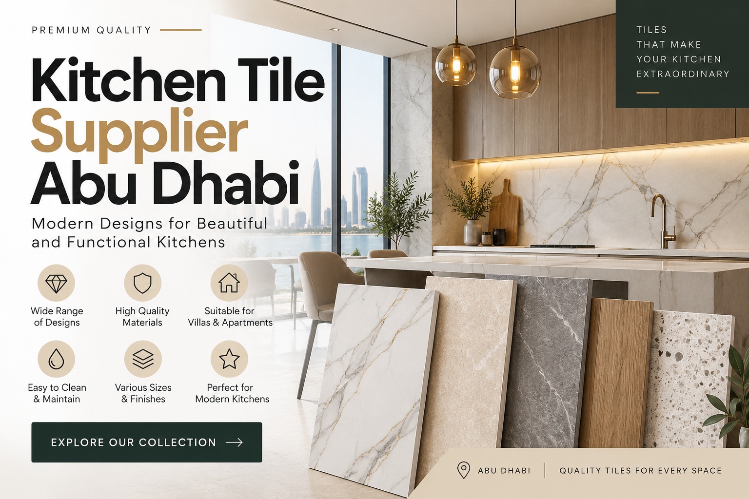 Kitchen Tile Supplier Abu Dhabi