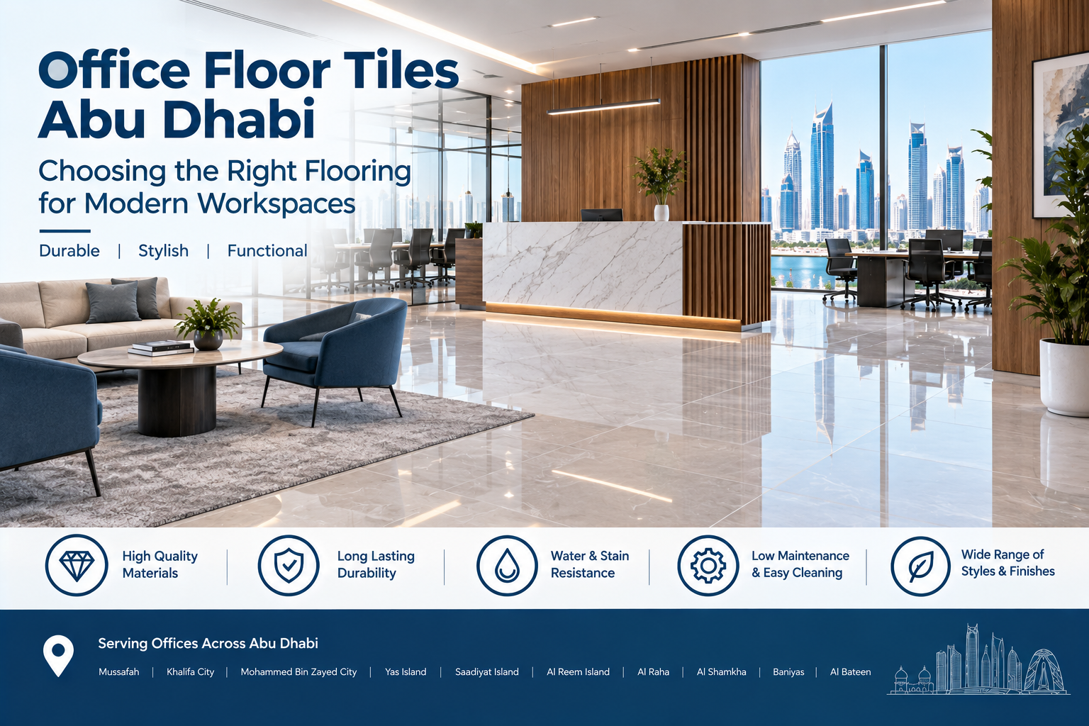 Office Floor Tiles Abu Dhabi