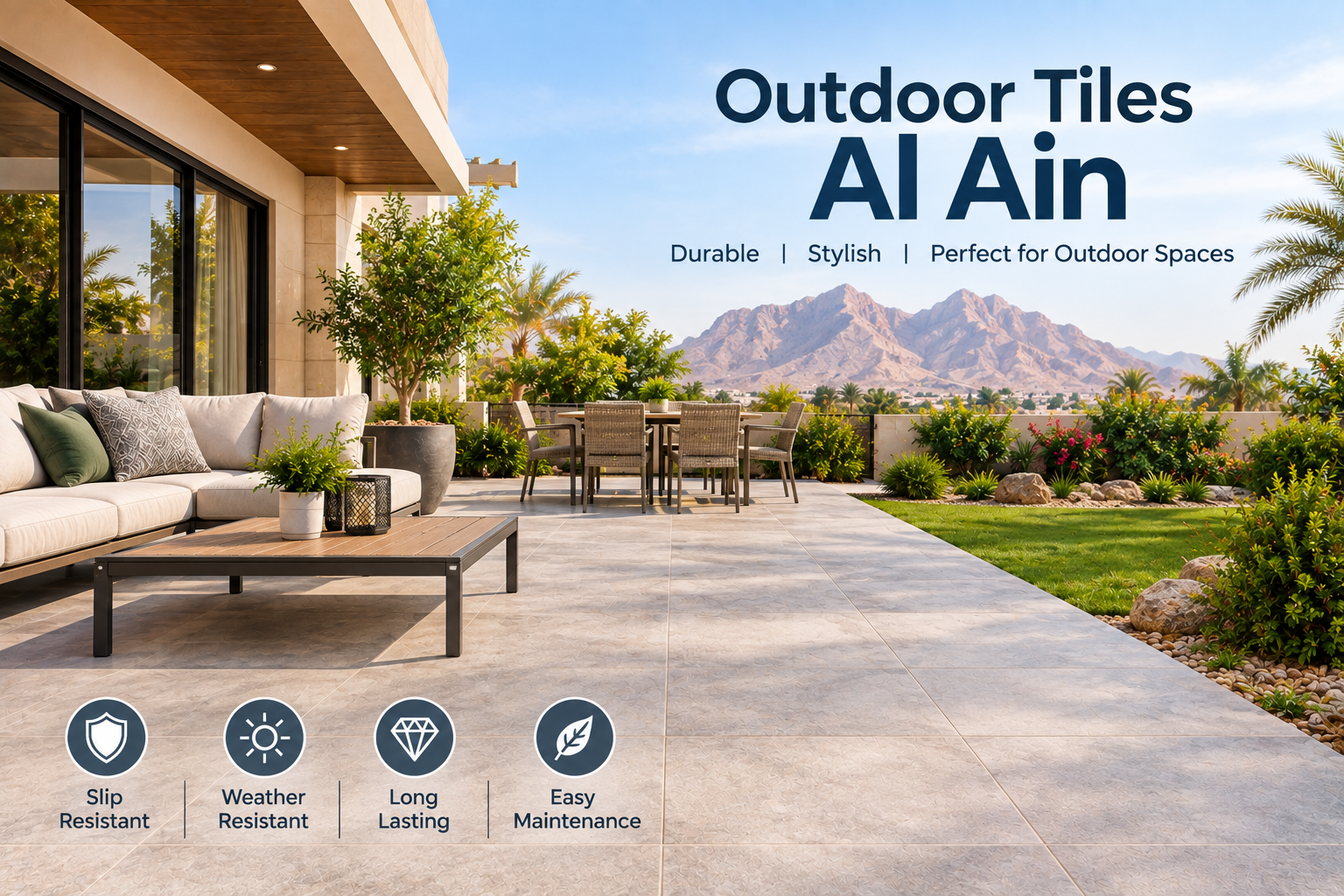 Outdoor Tiles Al Ain