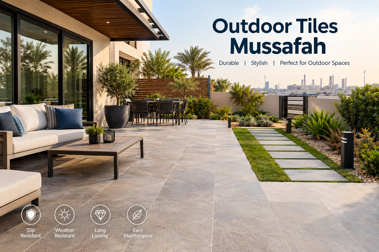 Outdoor Tiles Mussafah