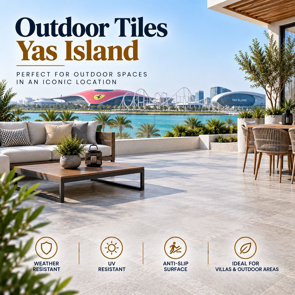 Outdoor Tiles Yas Island