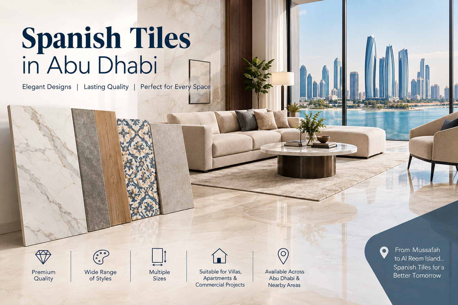 Spanish Tiles in Abu Dhabi
