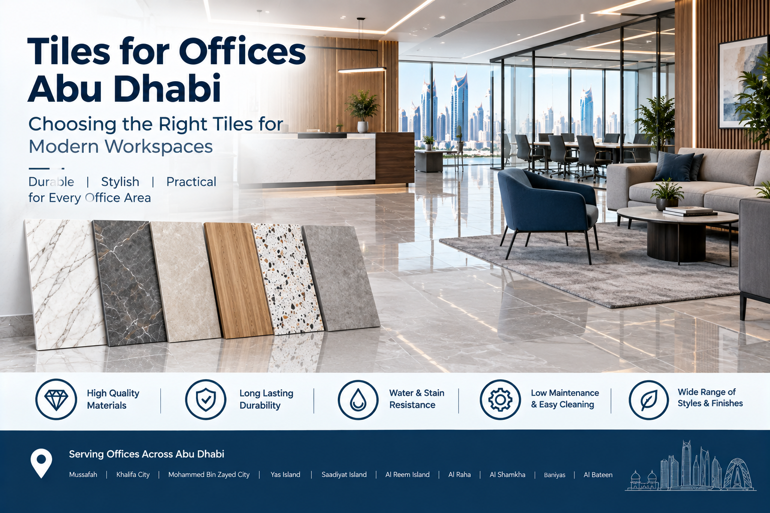 Tiles for Offices Abu Dhabi