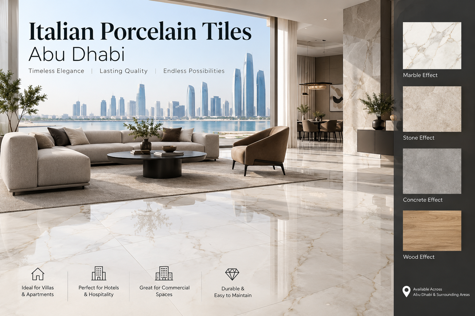 Italian Porcelain Tiles Abu Dhabi