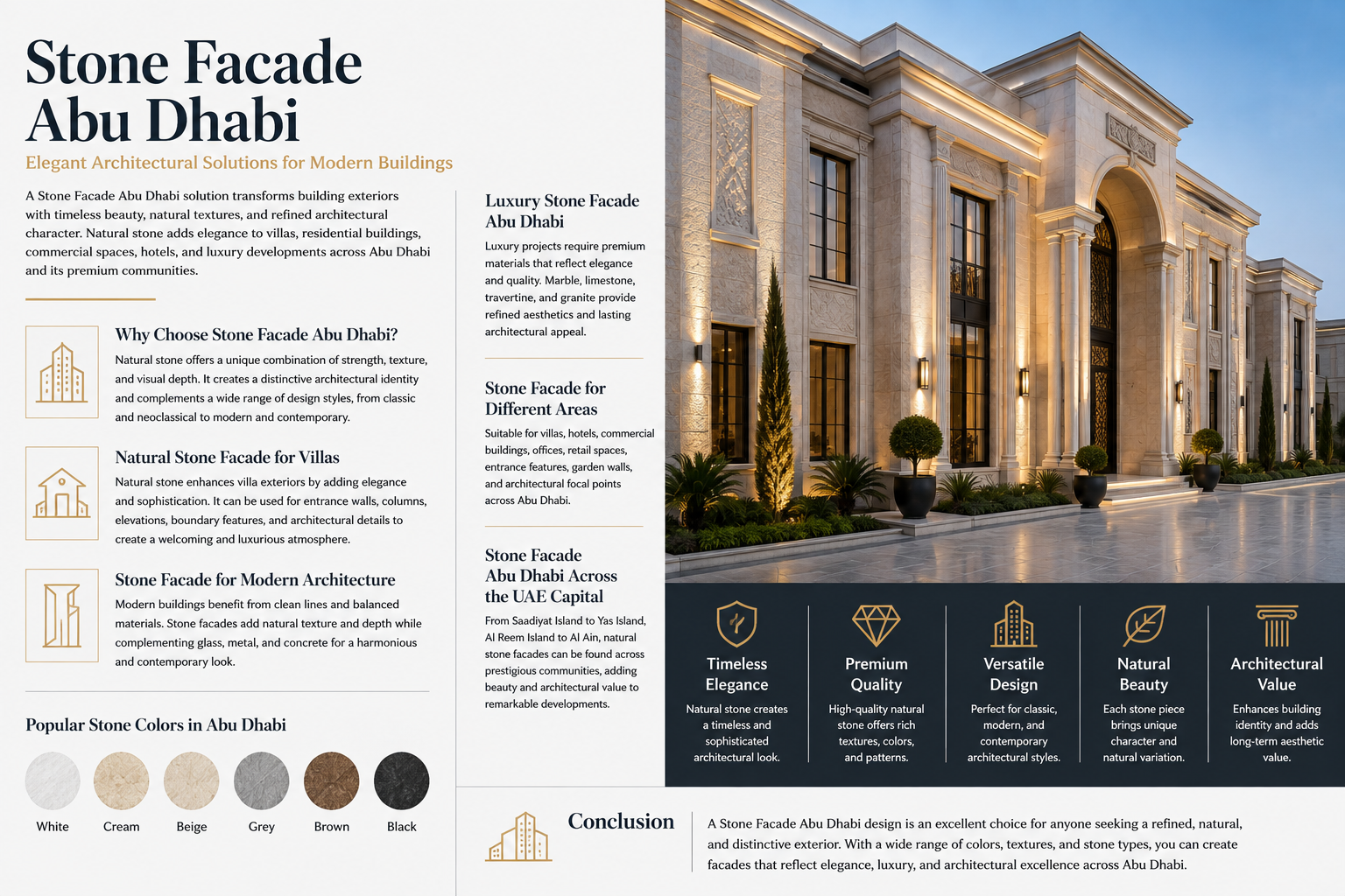 Stone Facade Abu Dhabi