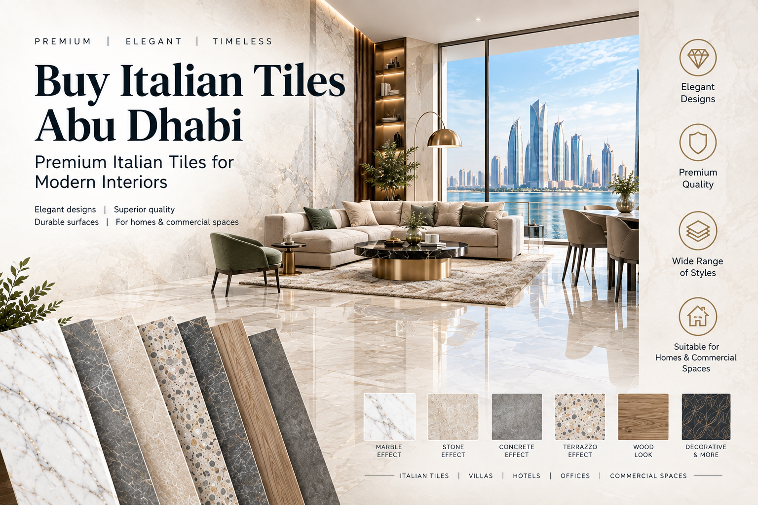 Buy Italian Tiles Abu Dhabi