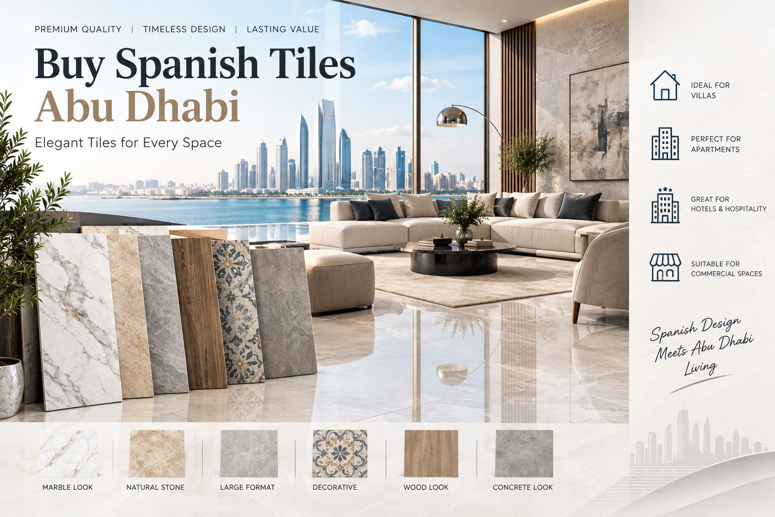 Buy Spanish Tiles Abu Dhabi