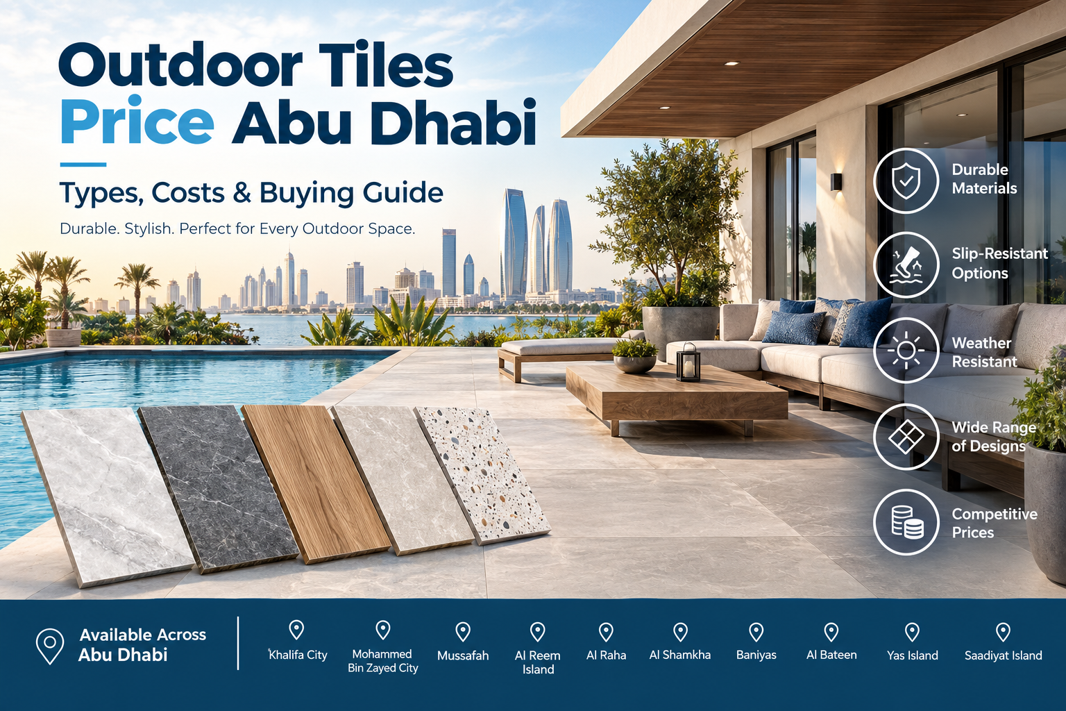 Outdoor Tiles Price Abu Dhabi