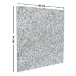 B White Granite Tile | 60 × 60 cm | Polished | Thickness 2 cm - Image 3