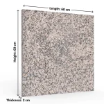 Dark Red Granite Tile | 60 × 60 cm | Polished | Thickness 2 cm - Image 3