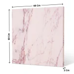 Premium Rosa Aurora Portuguese Marble Tile | 60 × 60 cm | Polished | Thickness 2 cm - Image 3