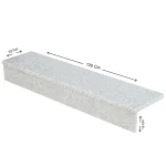 White Galaxy Granite | Standard Stair Treads & Risers | Lengths 100–140 cm | Polished - Image 2