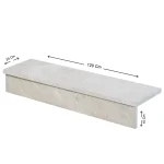 Omani Beige Marble | Standard Stair Treads & Risers | Lengths 100–140 cm | Polished - Image 2