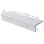 Polaris Greek Marble | Standard Stair Treads & Risers | Lengths 100–140 cm | Polished - Image 2