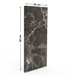 Premium Coffee Brown Marble Tile | 60 × 30 cm | Polished | Thickness 2 cm - Image 3
