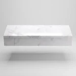 Mugla White Turkish Marble | Standard Stair Treads & Risers | Lengths 100–140 cm | Polished