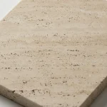 Classic Turkish Travertine Marble Paver | 40 × 40 cm | Natural | Thickness 2 cm | Unfilled - Image 2