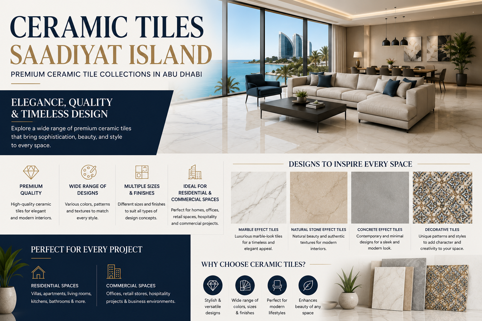 Ceramic Tiles Saadiyat Island