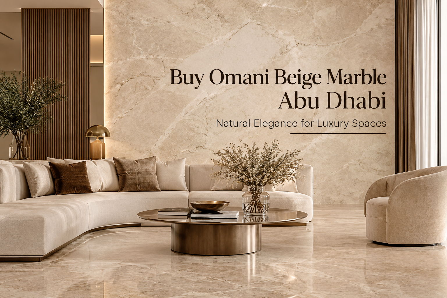 Buy Omani Beige Marble Abu Dhabi