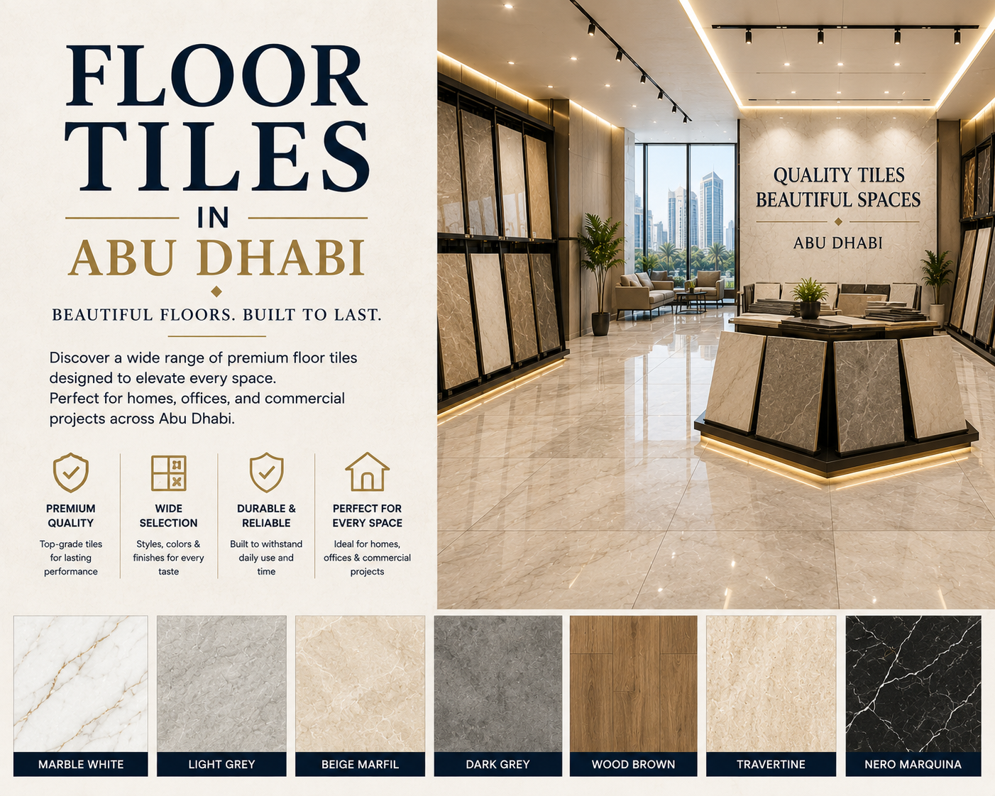 Floor Tiles in Abu Dhabi