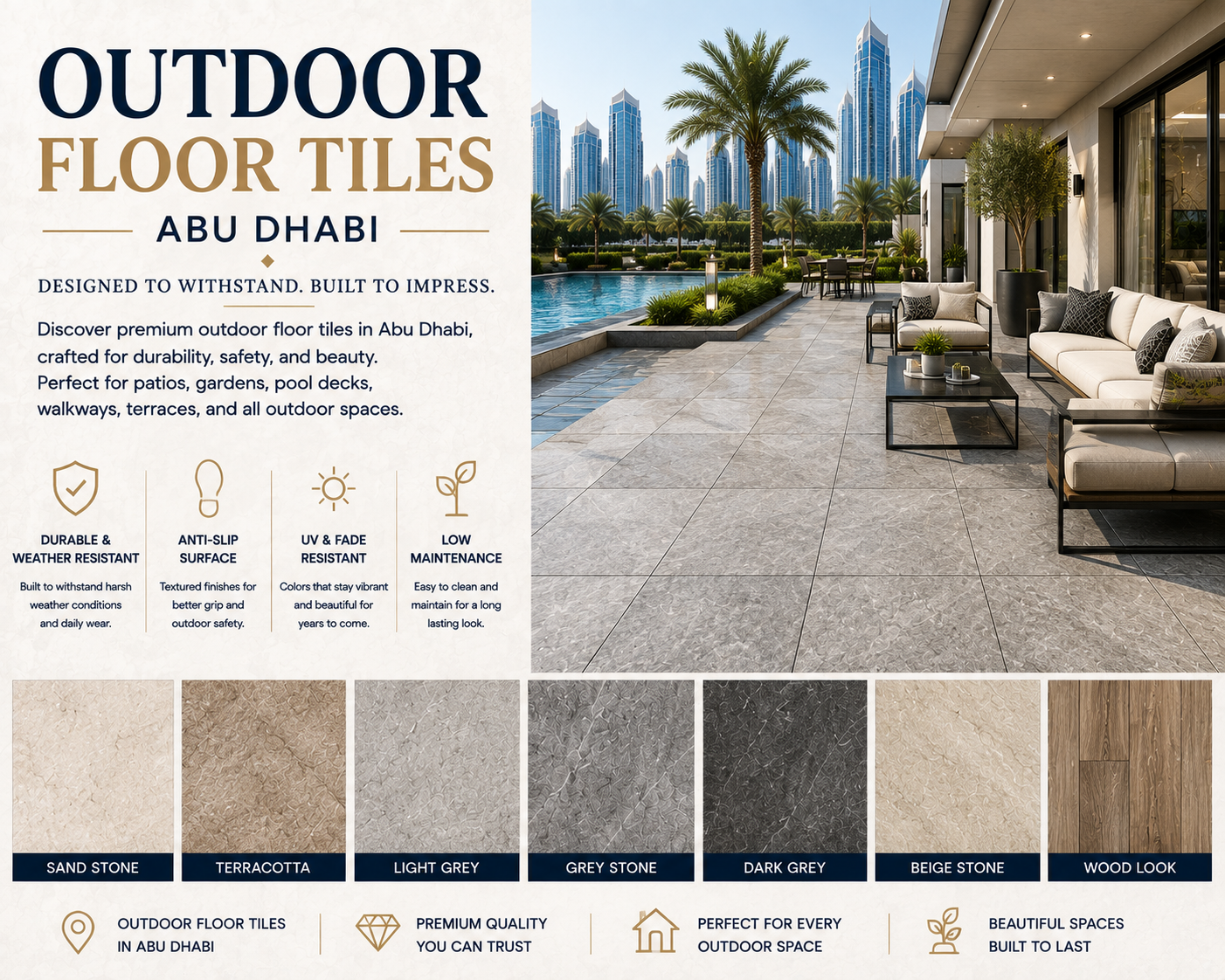 Outdoor Floor Tiles Abu Dhabi