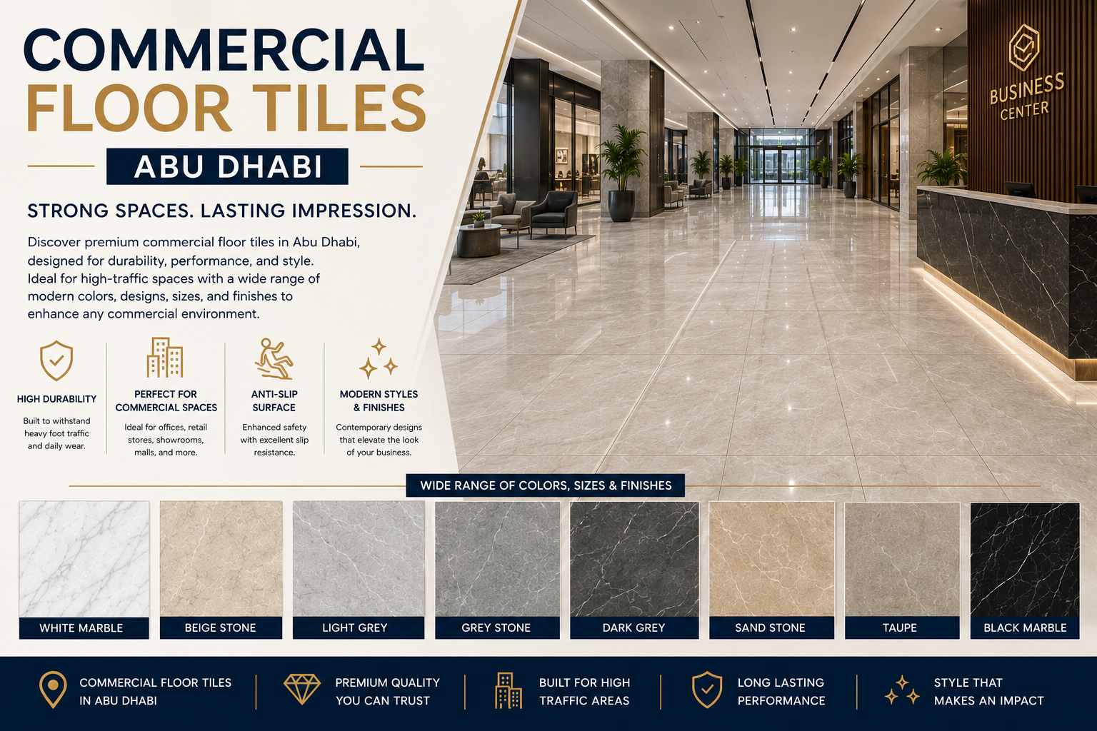 Commercial Floor Tiles Abu Dhabi