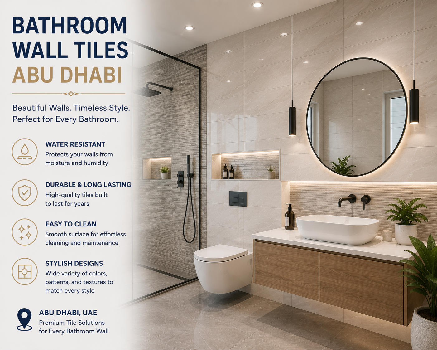 Bathroom Wall Tiles Abu Dhabi
