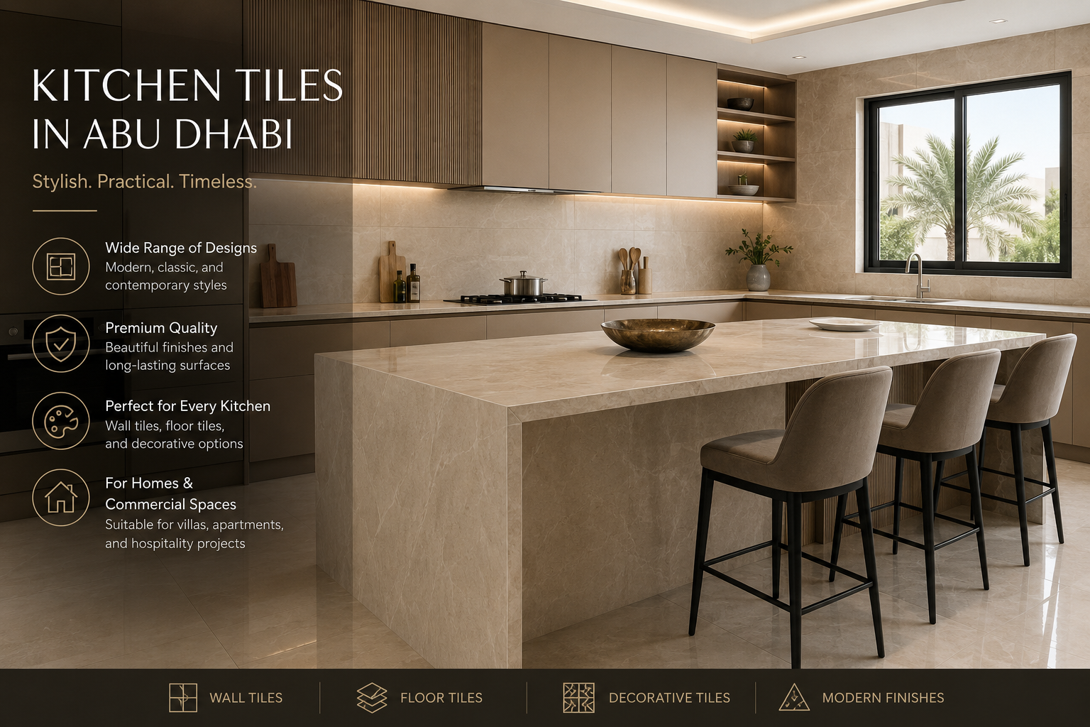 Kitchen Tiles in Abu Dhabi