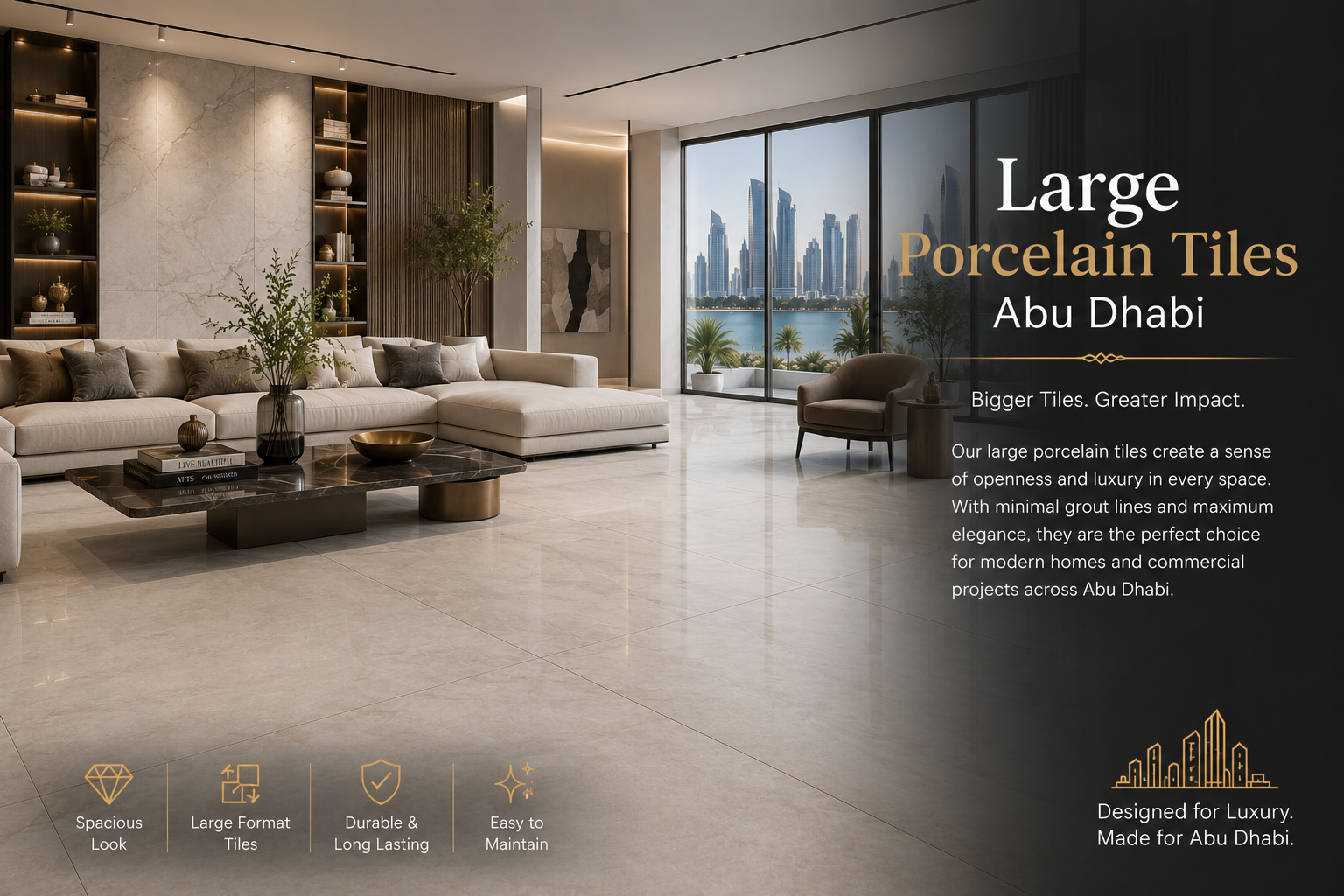 Large Porcelain Tiles Abu Dhabi