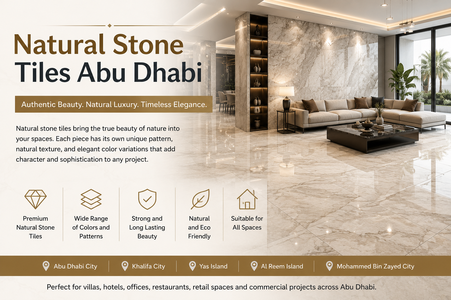 Natural Stone Tiles Abu Dhabi