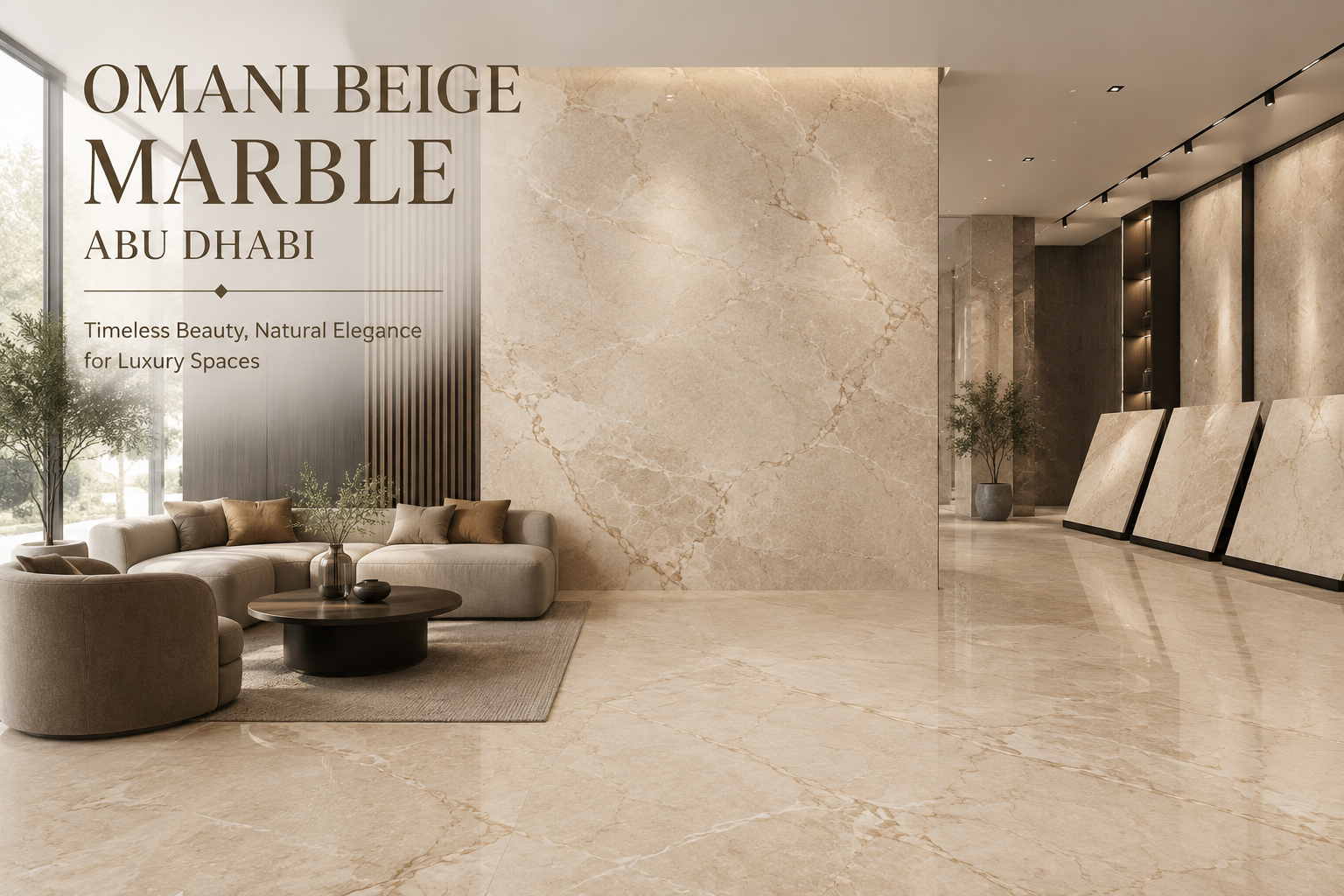 Omani Beige Marble Abu Dhabi
