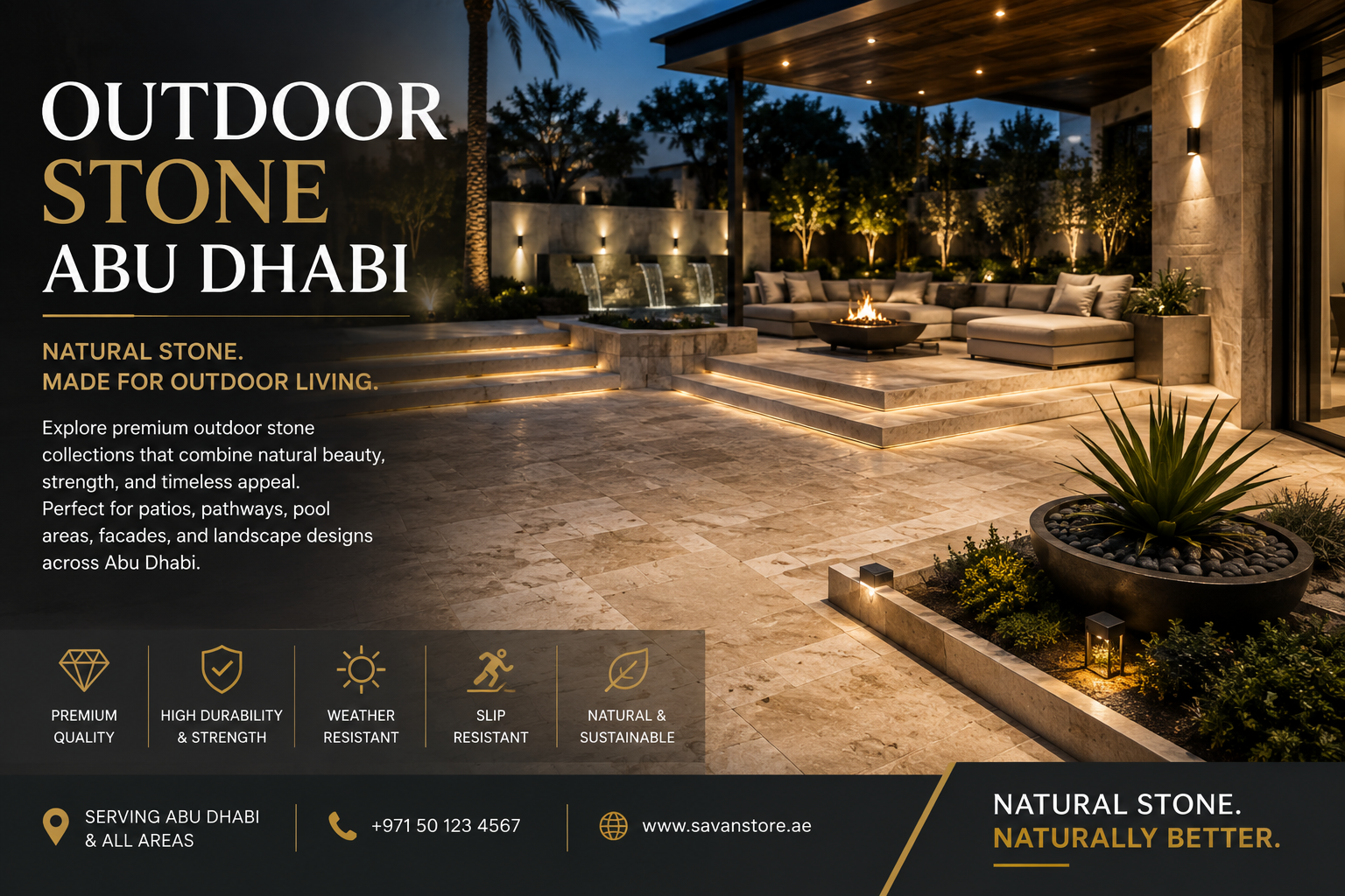 Outdoor Stone Abu Dhabi