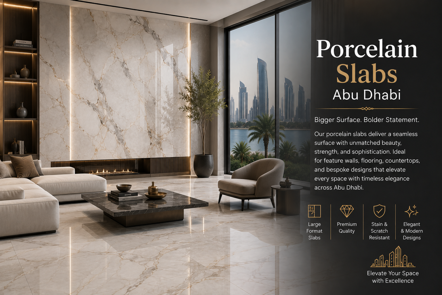 Porcelain Slabs Abu Dhabi