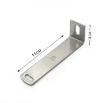 Large Stainless Steel 304 Angle Bracket – 10–15 cm – 3 mm Thickness - Image 3